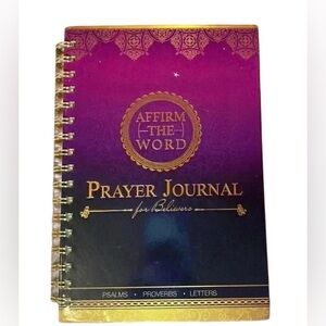 “AFFIRM THE WORD” Prayer Journal Spiral Bound Notebook Journal for Women